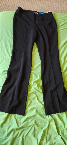 Ladies Black Rickies dress pants Size 8 Long