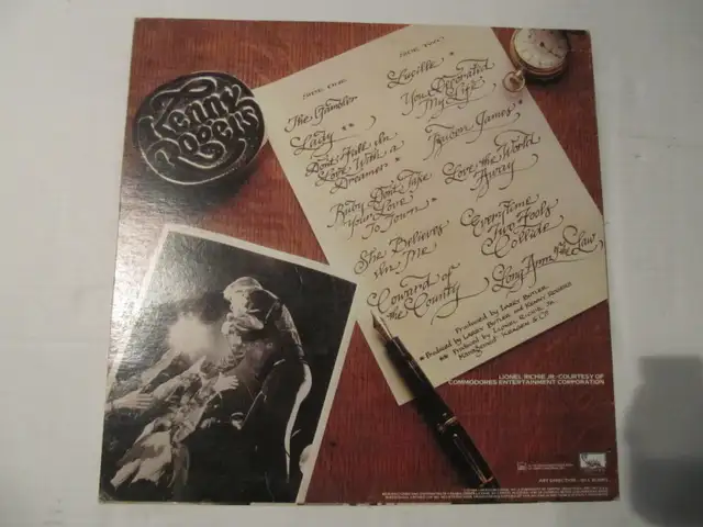 Kenny Rogers Greatest Hits Vinyl LP Catalog# L00-1072 Circa 1980 - Photo 3