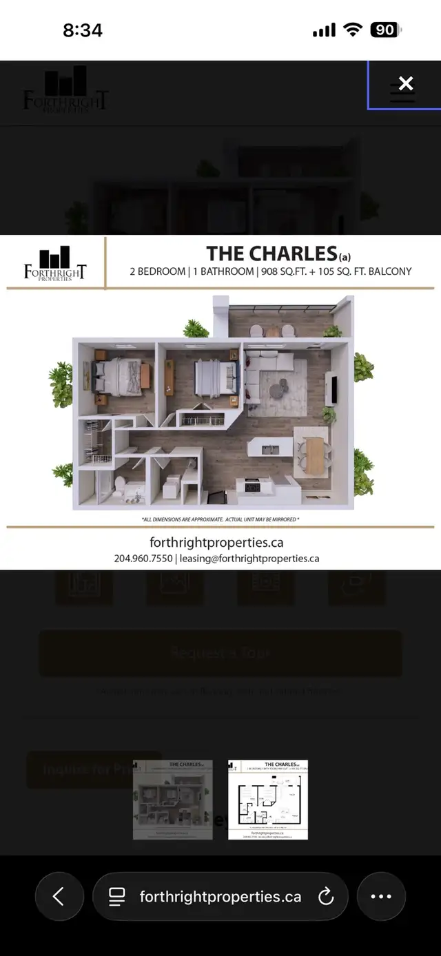 2 Bedroom apartment for rent