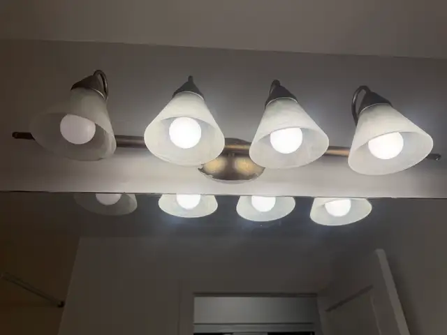 2 Bathroom Light Fixture