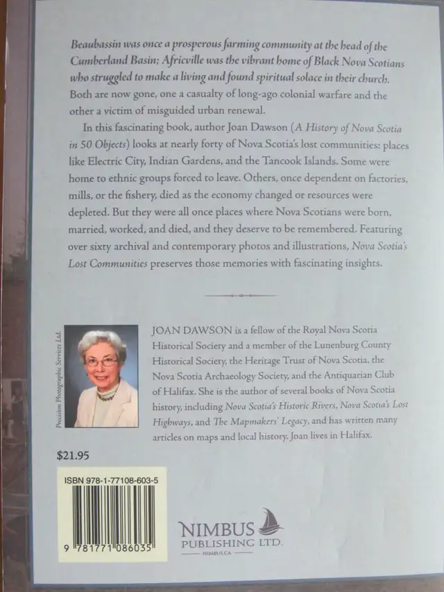 NOVA SCOTIA'S LOST COMMUNITIES by Joan Dawson – 2018 - Photo 10