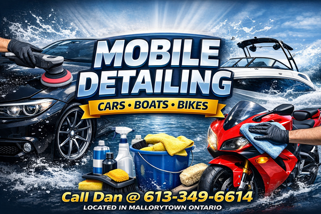 Mobile Detailing – Cars, Boats