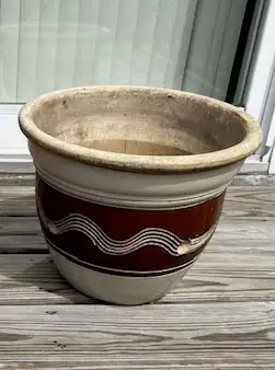 Vase antique en bois solide 30$ artisanal, A1,  1 prime - Photo 5