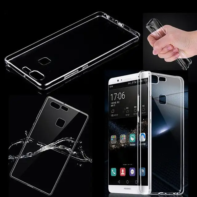Huawei P9 Plus Clear Soft Silicone TPU Gel Case - Photo 2