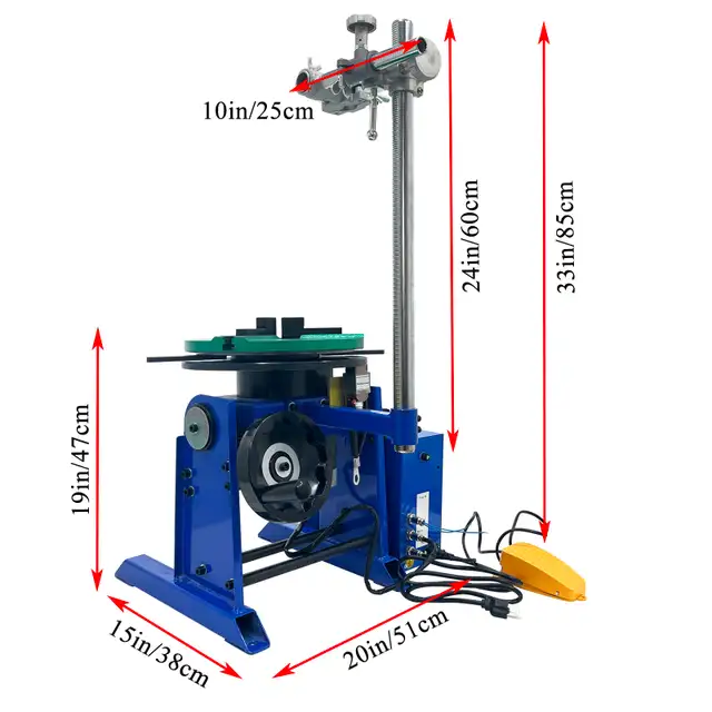 30KG Rotary Welding Position Turntable Weld Support 110V 170740 - Photo 10