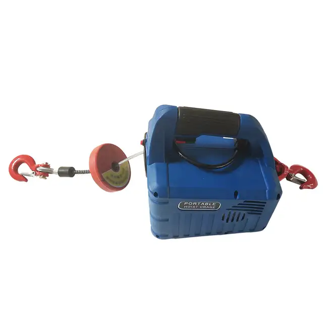 110V 450KG7.4M Portable Electric Winch Wireless Remote 300183