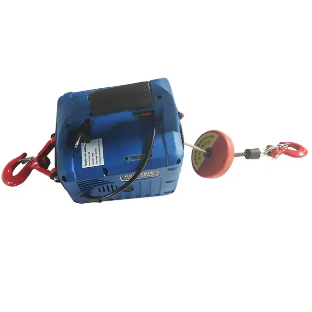110V 450KG7.4M Portable Electric Winch Wireless Remote 300183 - Photo 5