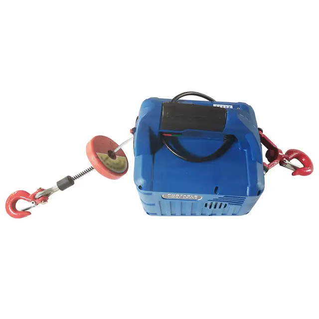 110V 450KG7.4M Portable Electric Winch Wireless Remote 300183 - Photo 8