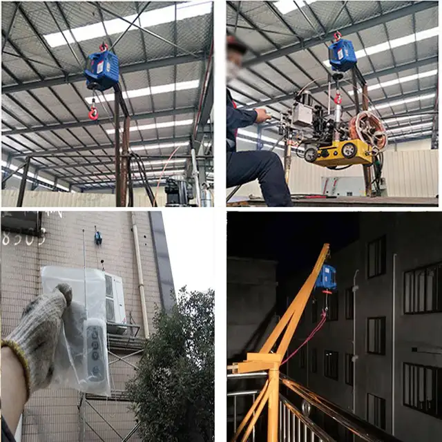 110V 450KG7.4M Portable Electric Winch Wireless Remote 300183 - Photo 10