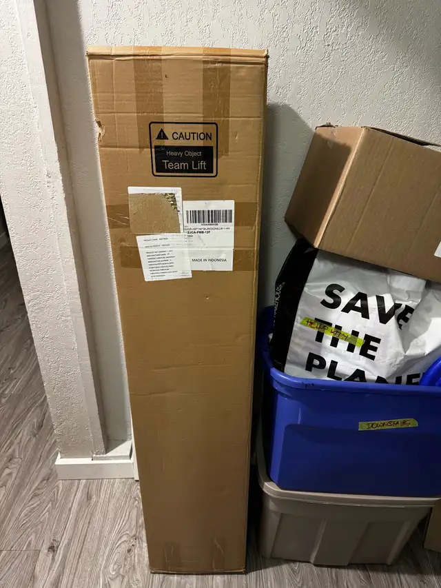 NEW Double Mattress & Used Box Spring (Delivery Available) - Photo 2