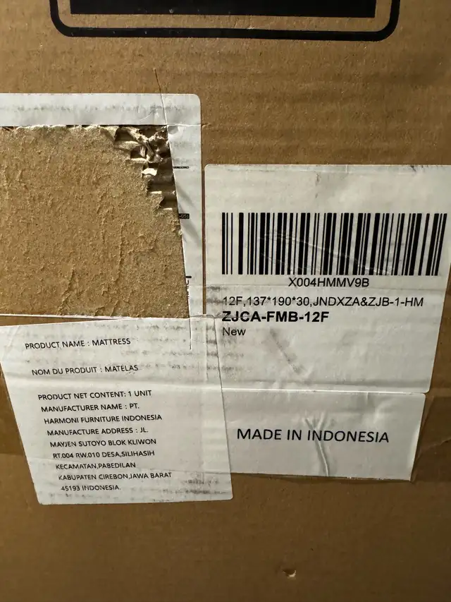 NEW Double Mattress & Used Box Spring (Delivery Available) - Photo 3