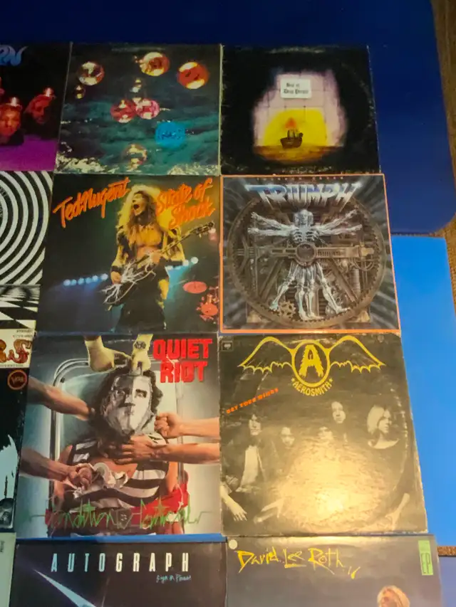 Heavy Metal vinyl records. Led Zep, AC-DC, Zappa, Whitesnake - Photo 8