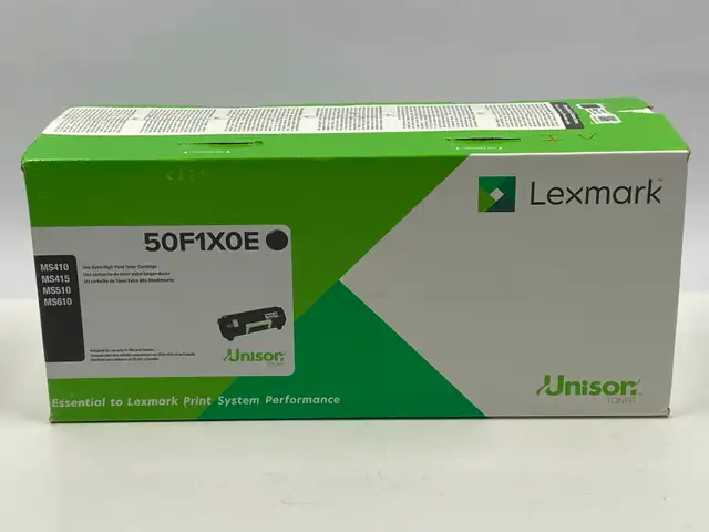 Lexmark Unison 50F1X0E Extra High Yield Black Toner Cartridge