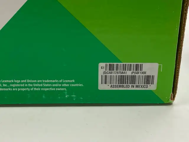 Lexmark Unison 50F1X0E Extra High Yield Black Toner Cartridge - Photo 7