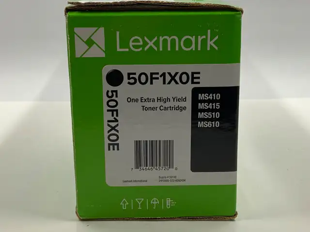 Lexmark Unison 50F1X0E Extra High Yield Black Toner Cartridge - Photo 8