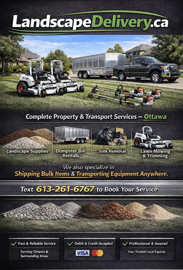 Lawn Mowing & Trimming Services Ottawa