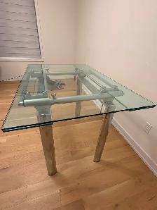 Table(glass-extendable) for sale