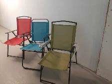 3 Folding Chairs