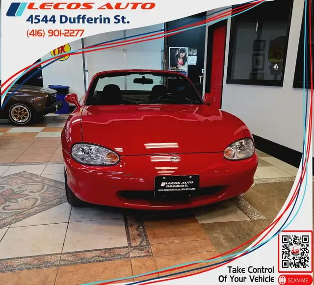 1999 Mazda MX-5 Miata Very Low KMs/Clean CarFax/One Owner