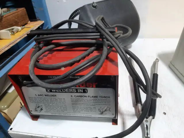 Mini Welder 2 in 1   Welding Helmet