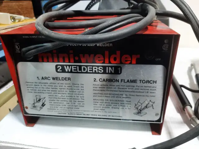 Mini Welder 2 in 1   Welding Helmet - Photo 7