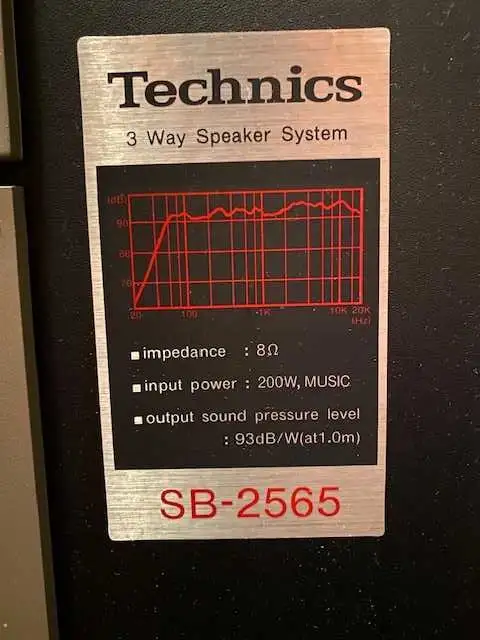Speaker Set SB-2565 Technics - Photo 4