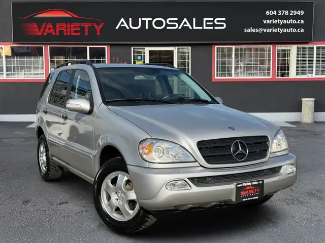 2002 Mercedes-Benz M-Class 4dr 4MATIC 3.2L Classic, Low KM | Lux