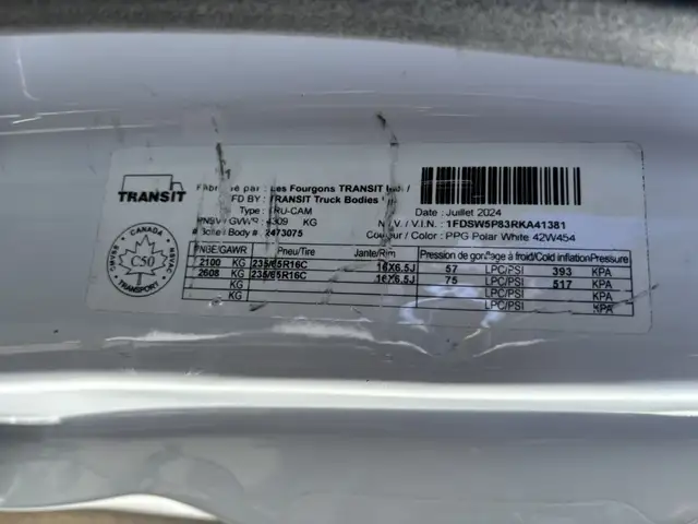 2024 Ford Transit 350 Cube 12 pieds - Photo 29