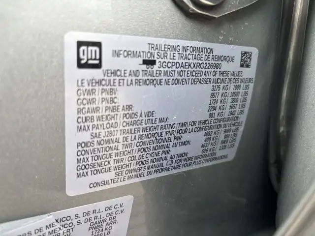 2024 Chevrolet Silverado 1500 WT, Crew Cab boite 6,5 - Photo 18