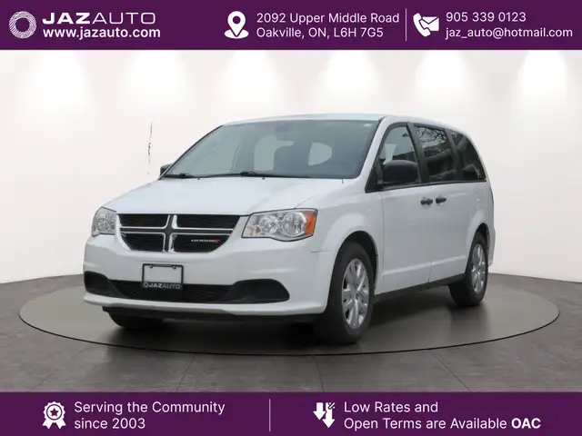 2018 Dodge Grand Caravan Canada Value Package 2WD