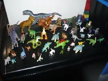 45 Dinosaur Figurines Various Sizes and Types Good Condition $20