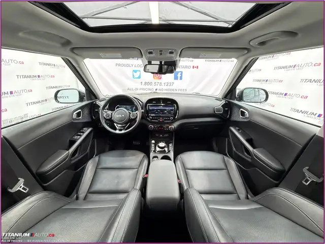 2022 Kia Soul EV Limited-383KM Range-Cooled Leather-GPS-Sunroof- - Photo 2