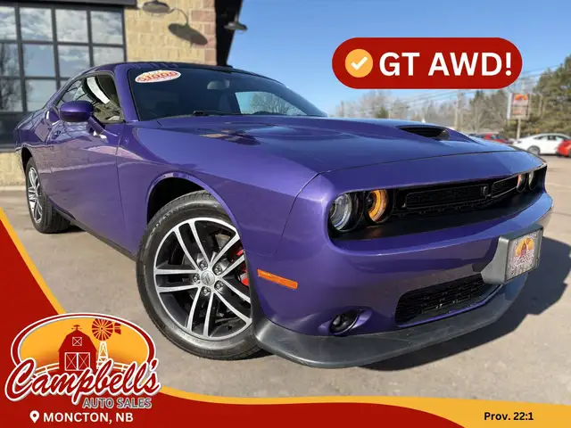 2019 Dodge Challenger GT AWD! Remote Starter! Backup Camera!