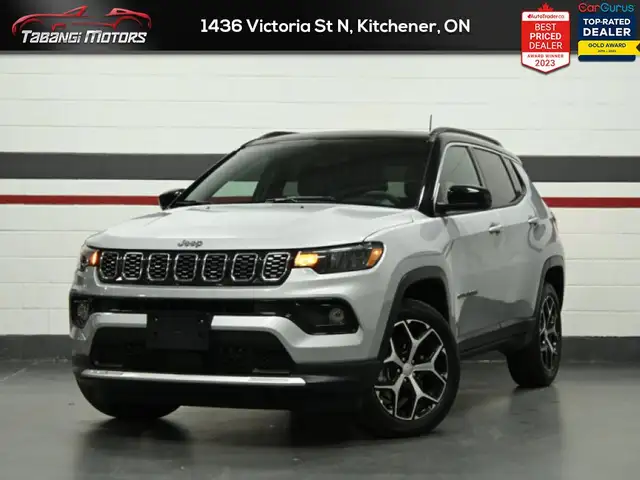 2024 Jeep Compass Limited No Accident Alpine Panoramic Roof Remo