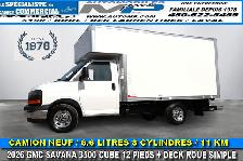 GMC Savana Cargo CUBE 12 PIEDS DECK 6.6 LITRES / CAMION NEUF / 1