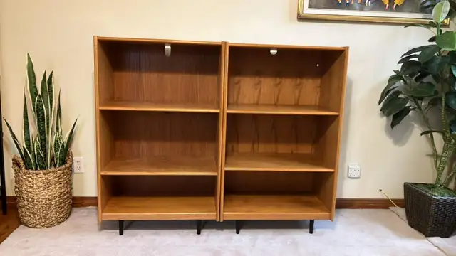 Mid century TEAK TECK Modulaire. Bahut disques vinyles, biblioth - Photo 5