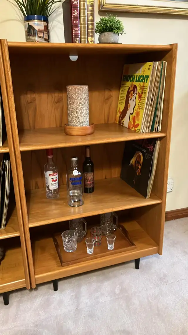 Mid century TEAK TECK Modulaire. Bahut disques vinyles, biblioth - Photo 7