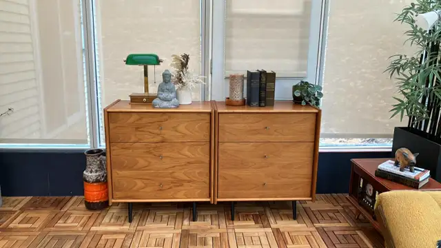 Mid century. TEAK TECK. Modulaire. Crédence, buffet, commode, ta - Photo 3