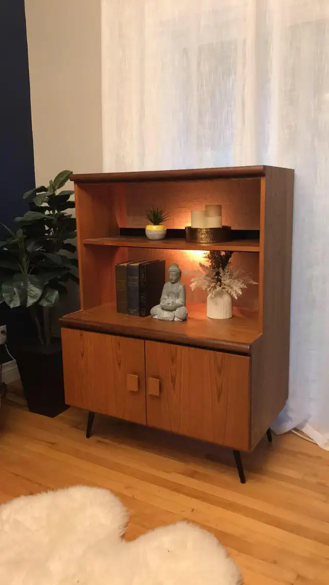 Mid century. TEAK TECK. Modulaire. Crédence, buffet, bahut disqu - Photo 4