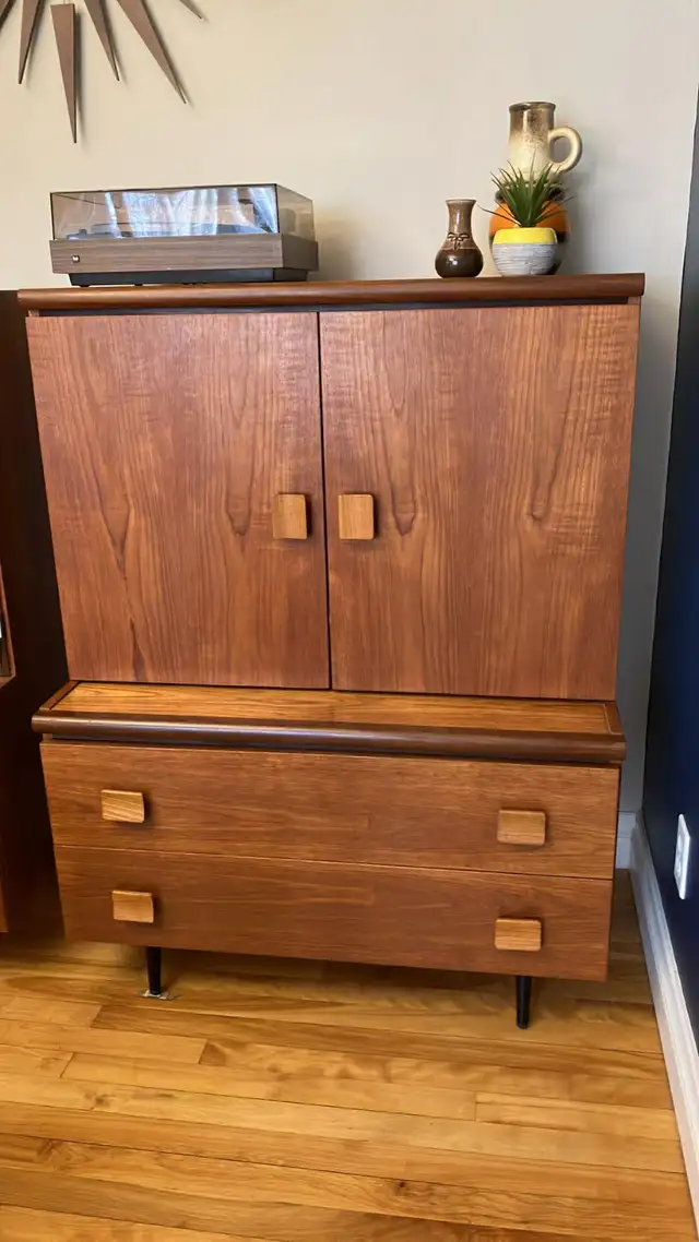 Mid century. TEAK TECK. Modulaire. Crédence, buffet, bahut disqu - Photo 5