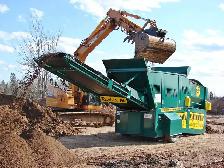 Revolver Trommel Screener for Topsoil, sand, gravel and stone