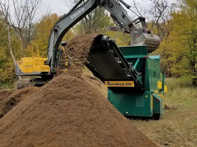 Revolver Trommel Screener for Topsoil, sand, gravel and stone - Photo 6