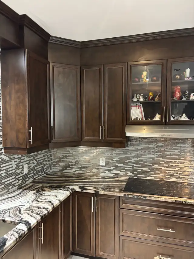 sablage -peinture des armoires de cuisine - Photo 2