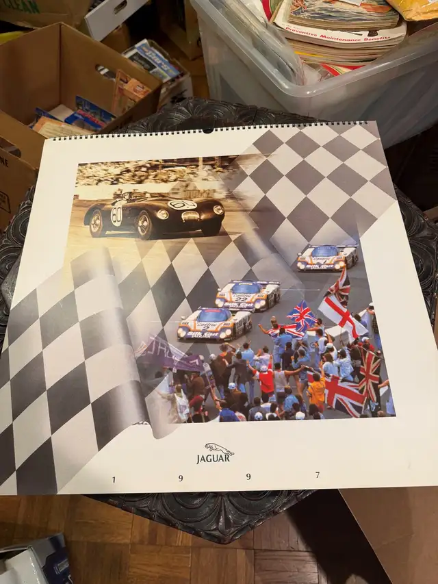 Vintage 1997 Jaguar Dealers Only  Calendar—