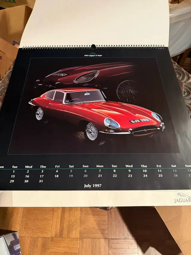 Vintage 1997 Jaguar Dealers Only  Calendar— - Photo 3