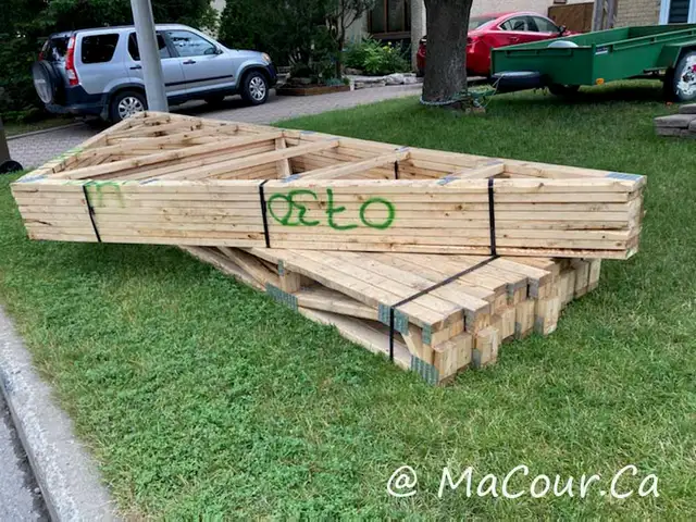 POUTRELLES AJOURÉES /FERMES DE TOIT. EXEMPLE: 15'X18'. LIV 4À6S