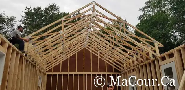 POUTRELLES AJOURÉES /FERMES DE TOIT. EXEMPLE: 15'X18'. LIV 4À6S - Photo 2