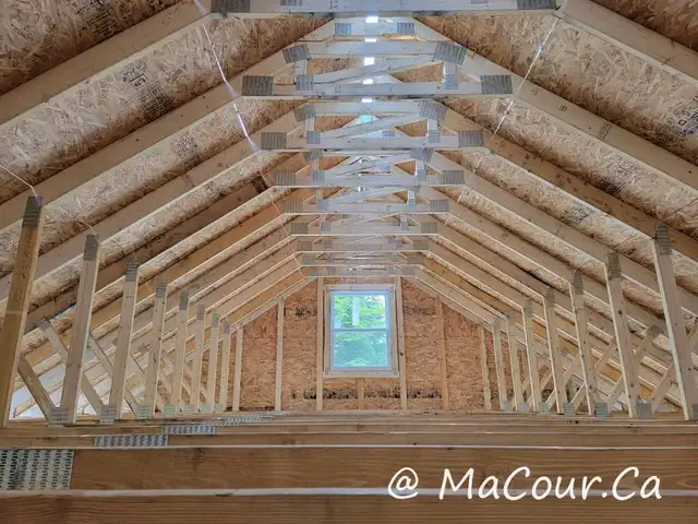 POUTRELLES AJOURÉES /FERMES DE TOIT. EXEMPLE: 15'X18'. LIV 4À6S - Photo 6
