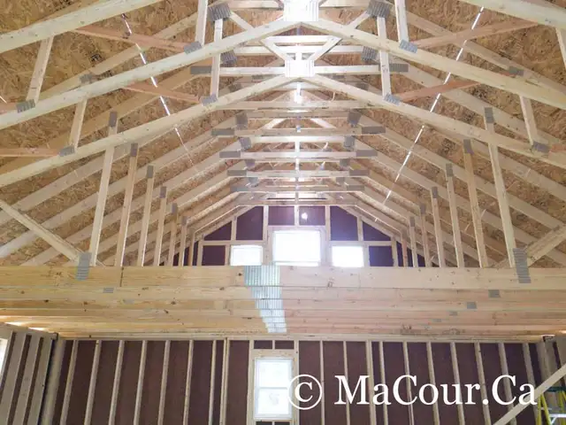 POUTRELLES AJOURÉES /FERMES DE TOIT. EXEMPLE: 15'X18'. LIV 4À6S - Photo 7