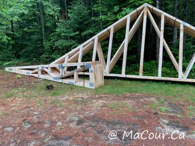 POUTRELLES AJOURÉES /FERMES DE TOIT. EXEMPLE: 15'X18'. LIV 4À6S - Photo 8